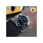 Relogio Casio Masculino Mtp-vd01d 1evu Prateado Preto Correia Prata Bisel Prata