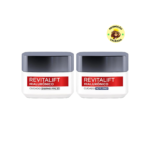 Kit Creme Facial Anti-idade L'Oréal Paris Revitalift Hialurônico Noturno + Diurno FPS 20, 49g