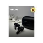 Fone De Ouvido Sem Fio Tws Philips TAT1109BK/00 Na Cor Preto, Com Bluetooth, Microfone, Tecnologia Ipx4