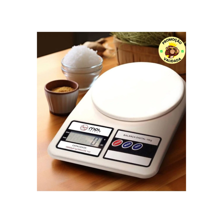 Balança digital de precisão cozinha 10kg Wellmix cor branco