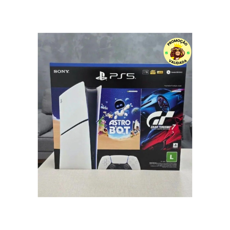 PlayStation®5 Slim Digital -Pacote ASTRO BOT e Gran Turismo 7