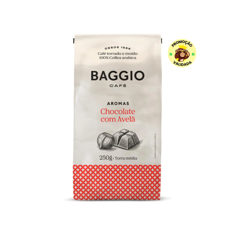Baggio Café Café Torrado E Moído Aroma De Chocolate Com Avelã 250G