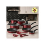 Jogo de Utensílios de Cozinha Tramontina Vermelho Turim de 10 Peças com Acessórios