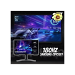 Monitor Gamer Samsung Odyssey G3, 27, 180Hz, 1ms,Ajuste de Altura,Freesync,DP,HDMI,FHD, preto