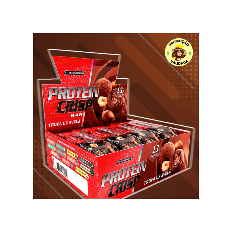 Protein Crisp Bar Trufa de Avelã 12 und Integralmédica
