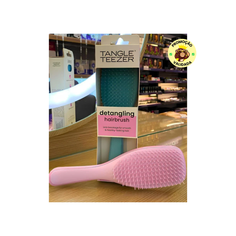 Tangle Teezer - Escova de cabelo desembaraçadora The Wet Detangler Millenial Pink para todos os tipos de cabelo, molhados. Cor: Rosa claro