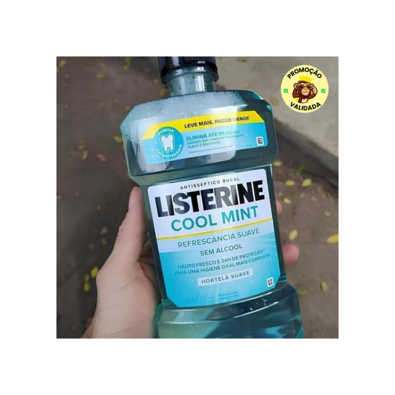 Listerine Enxaguante Bucal Cool Mint, 1,5L
