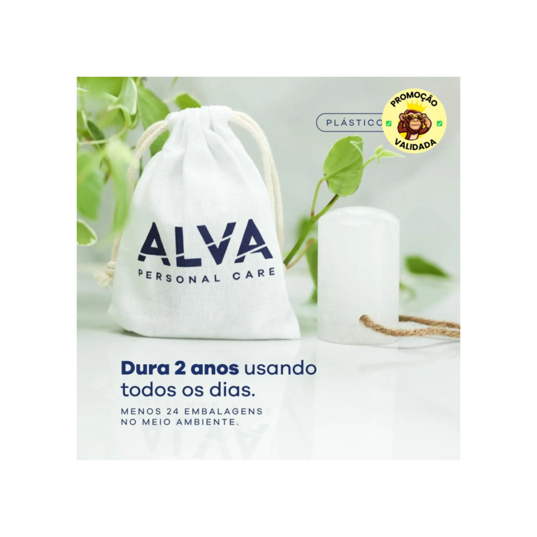 Alva Personal Care Desodorante Stick Cristal Sem Embalagem Alva - 120G