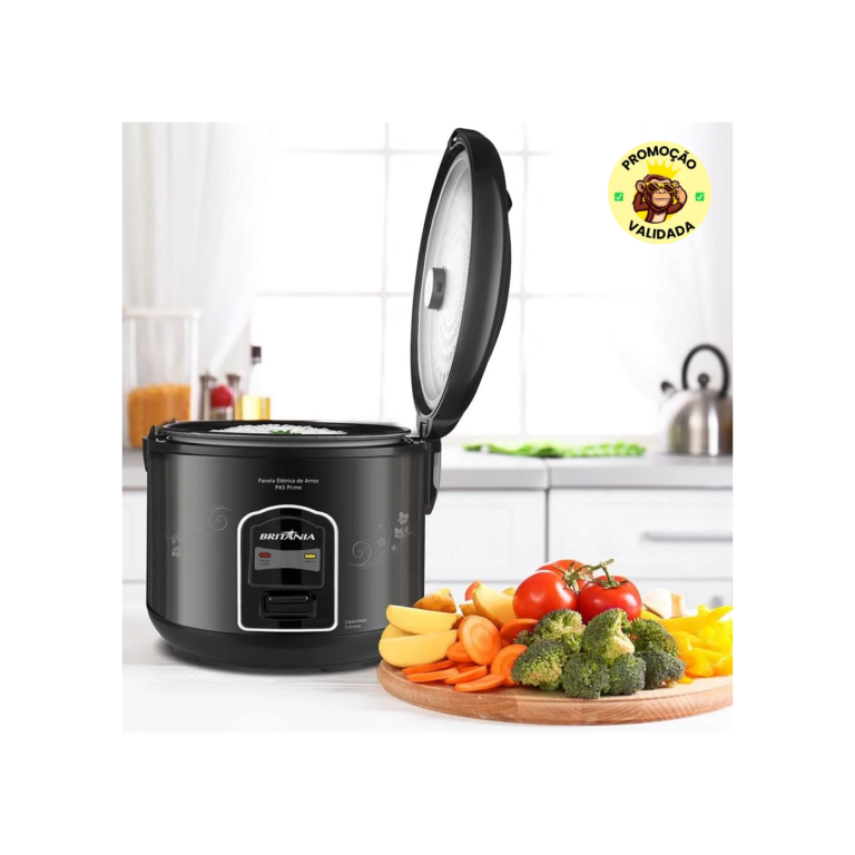 Panela Arroz, PA5 Prime, 400W, Preto, 220v, Britânia