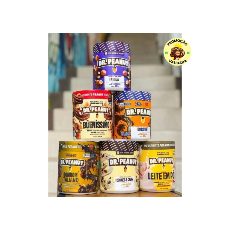 Pasta De Amendoim Gourmet 600g Chocolate Dr. Peanut