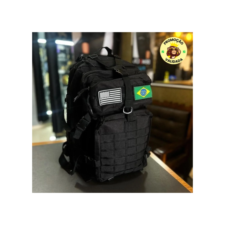 Mochila Tática Militar Grande Forte Impermeável 50 Litros