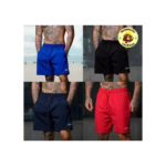 Bermuda Tectel Masculino Leve Fresca Bolsos Frontais
