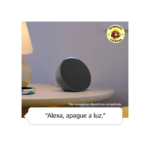Echo Pop (Última geração) | Smart speaker compacto com som envolvente e Alexa | Cor Preta