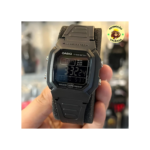 Relógio Casio Masculino Digital Negativo W-800h-1bvdf