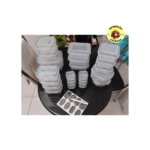 Conjunto 24 Potes Herméticos Croix Empilhavel Tampa E Trava! Cor Transparente