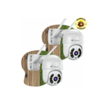 Kit 2câmera Ip Icsee Prova D'água Infravermelho Externa Wifi - Bahrein