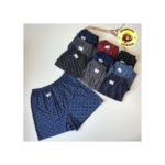 Kit 3 Samba Canção De Liganete Cueca Short Malha Fria Pijama