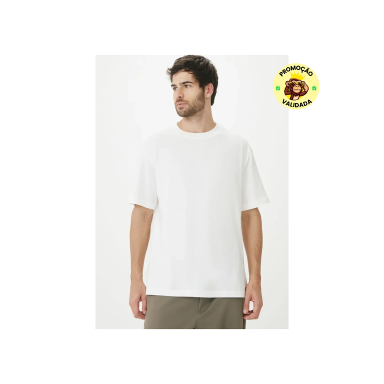 Kit Com 2 Camisetas Masculinas Básicas Relaxed Hering