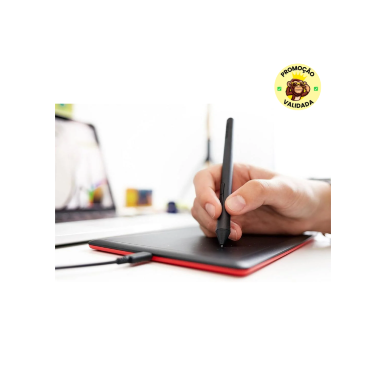 Wacom One CTL472 - Mesa Digitalizadora, Preto / Vermelho