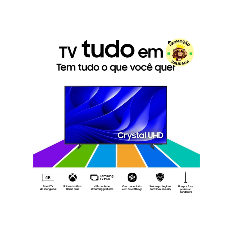 Samsung Smart TV 70 Crystal UHD 4K 70DU8000 - Painel Dynamic Crystal Color, Gaming Hub