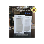 Carregador Portátil 20.000mah 3x Usb-c 45w