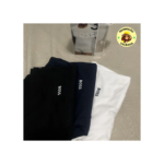 BOSS Pacote com 3 camisetas masculinas de algodão e gola redonda