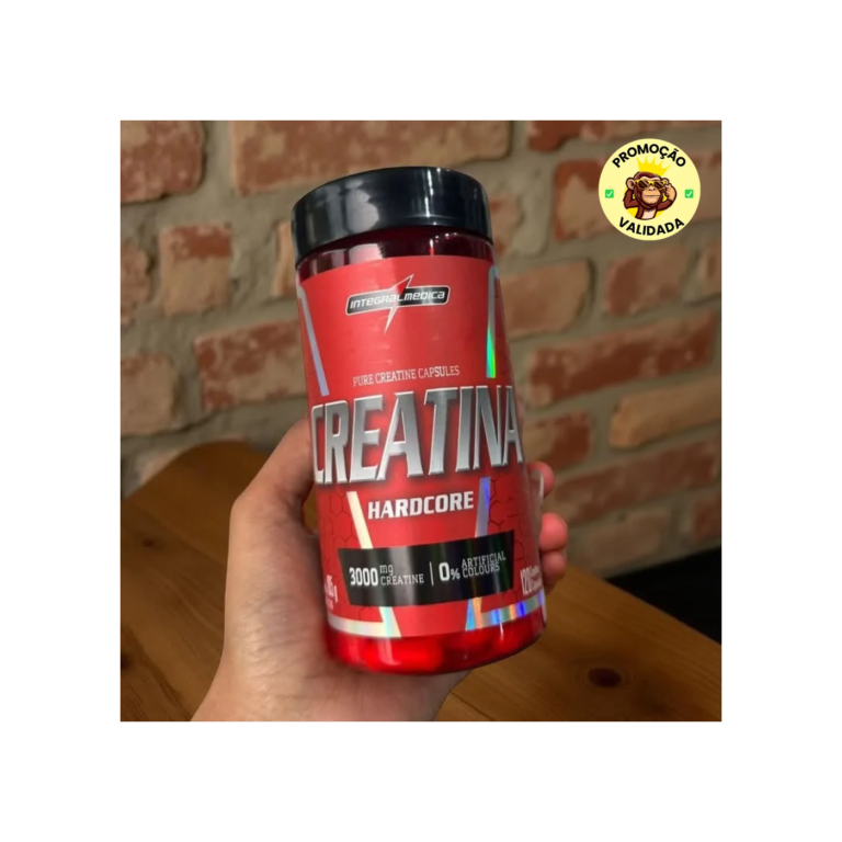 Creatina 100% Pura 120 Cápsulas Integralmédica