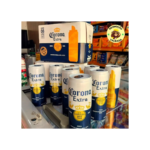 Pack Cerveja Corona Extra Pilsen, Lata, 350ml, Caixa 8 unidades