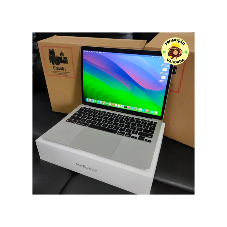 Apple notebook MacBook Air (de 13 polegadas, Processador M1 da Apple com CPU 8‑core e GPU 7‑core, 8 GB RAM, 256 GB) - Cinza espacial