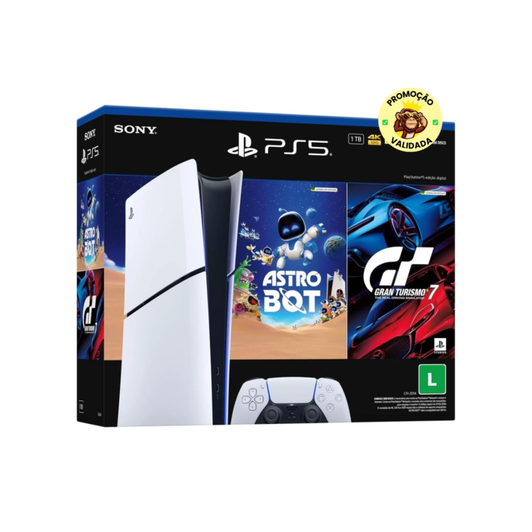 PlayStation®5 Slim Digital -Pacote ASTRO BOT e Gran Turismo 7