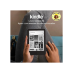 Kindle 16 GB (Última geração) - Leve e compacto, com tela antirreflexo, trocas de página mais rápidas, luz frontal ajustável e bateria de longa duração - Cor Preta