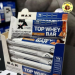 Max Titanium Top Whey Bar 12 Unidades Doce De Leite