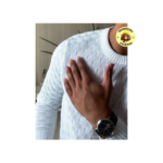 Suéter Masculino Lã Tricot Manga Longa Xadrez