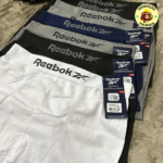 Kit 10 Cuecas Boxer Reebok Sem Costura + Meias