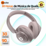 Fone Bluetooth ANC Redução de Ruído Ativo