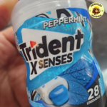 Chiclete Trident XSenses Peppermint 54g - Caixa com 6