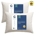 Kit 2 Travesseiros Antialérgicos Reguláveis 50x70