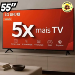 Smart TV LG 55'' 4K UHD ThinQ AI Wi-Fi Bluetooth