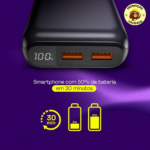 Geonav Power Bank 20.000mAh USB-A e USB-C