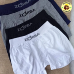 Kit 4 Cuecas Boxer Algodão Sem Costura Zorba