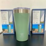 Copo Térmico Electrolux 560ml Verde com Tampa Hermética
