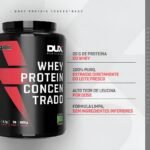 Whey Protein Concentrado Pote (900g) Dux Nutrition Sabor Chocolate