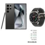 Smartphone Samsung Galaxy S24 Ultra 12/256GB e Watch Ultra 47mm LTE