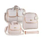 Kit Bolsa maternidade Bambinelli, cor rosa