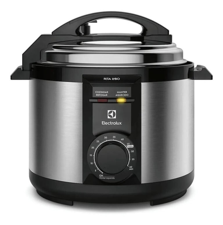 Panela de Pressão Elétrica Electrolux 5L, inox por Rita Lobo - 127V