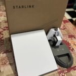 Kit de internet via satélite Starlink, modelo básico