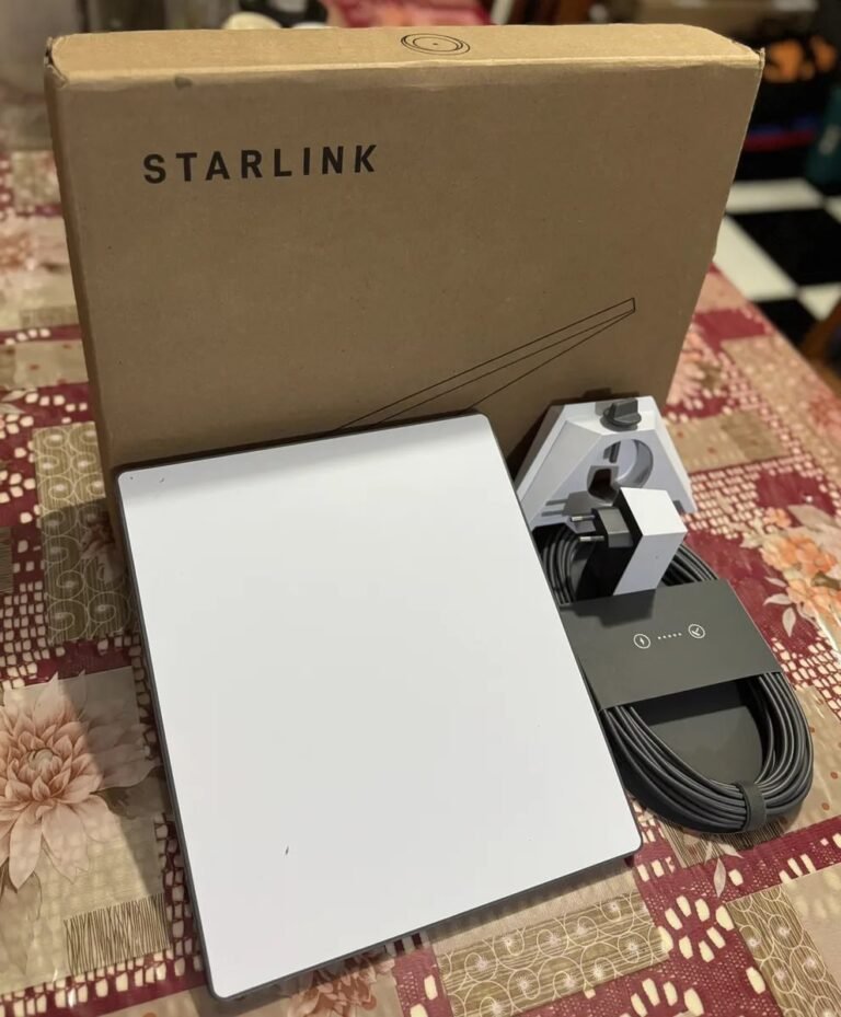 Kit de internet via satélite Starlink, modelo básico