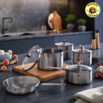 Jogo de Panelas Electrolux Inox 5 Peças
