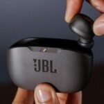Fone De Ouvido Bluetooth Wave Buds 2 JBL, cor preta