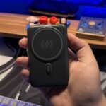 Carregador Portátil Por Indução 10.000mAh Com Suporte Geonav